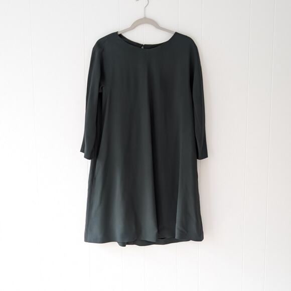Weekend MaxMara Green Knee-length A-line Shift 3/4 Sleeves Dress, size 4 - Picture 1 of 9
